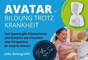 AVATAR – Bildung trotz Krankheit – helfen Sie mit!