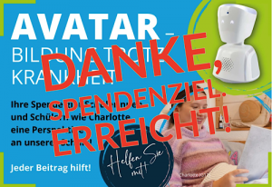 AVATAR – Bildung trotz Krankheit – Danke, Spendenziel erreicht!